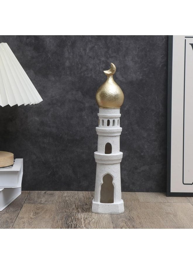 Islamic Cultural Decor Collection - Handcrafted Resin Mosque Models  Tower Ornaments for Home/Office Display Decoration (Tower) - Image 2